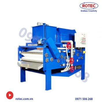 Máy Ép Bùn Băng Tải